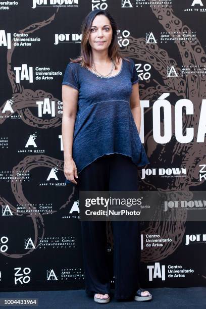 Actress Cristina Plazas attends to 'Tocate' premiere at Academia de Cine in Madrid, Spain. July 23, 2018.