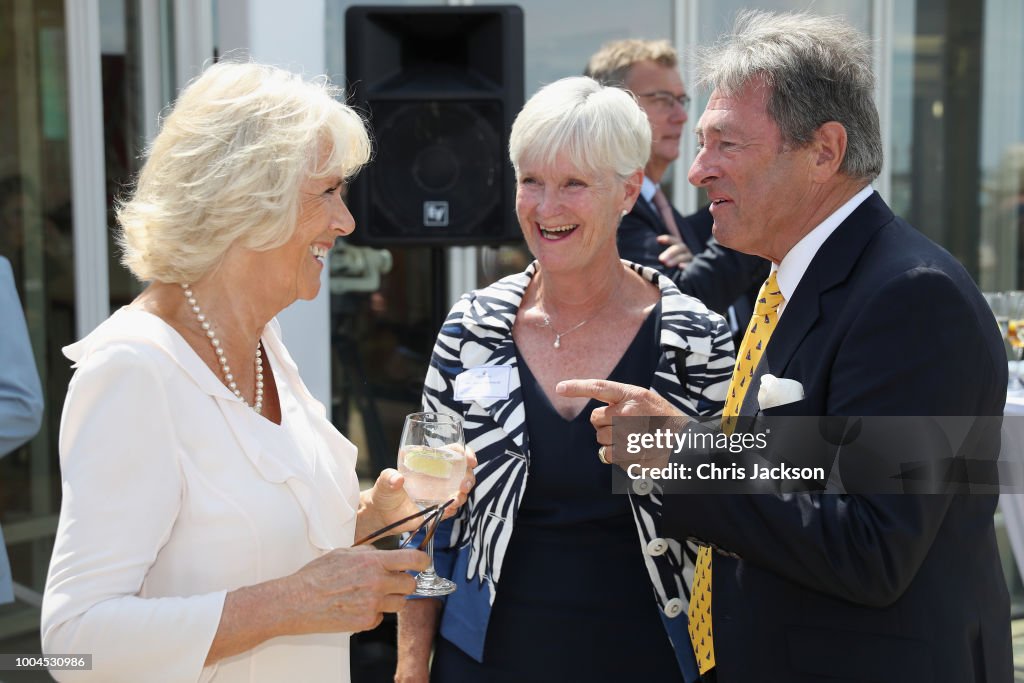 The Duchess Of Cornwall Visits The Isle Of Wight