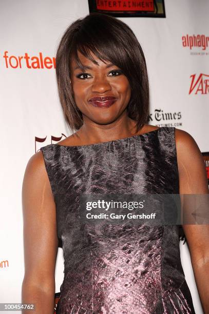 Actress Viola Davis arrives at the 55th Annual Drama Desk Awards at the FH LaGuardia Concert Hall at Lincoln Center on May 23, 2010 in New York City.