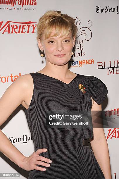 Actress Martha Plimpton attends the press room at the 55th Annual Drama Desk Awards at the FH LaGuardia Concert Hall at Lincoln Center on May 23,...