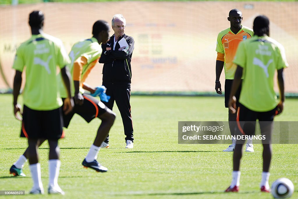 Ivory Coast team coach Sven-Goran Erikss