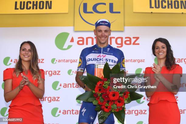 Podium / Philippe Gilbert of Belgium and Team Quick-Step Floors Most combative rider / Celebration / during the 105th Tour de France 2018, Stage 16 a...