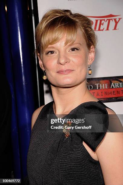 Actress Martha Plimpton arrives at the 55th Annual Drama Desk Awards at the FH LaGuardia Concert Hall at Lincoln Center on May 23, 2010 in New York...