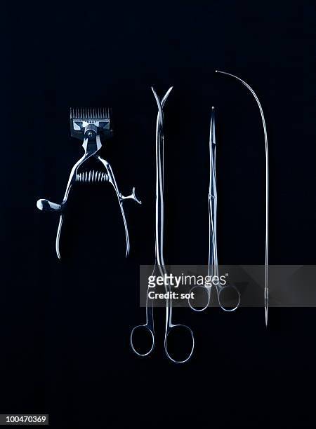 antique operation tools - surgical equipment stock pictures, royalty-free photos & images