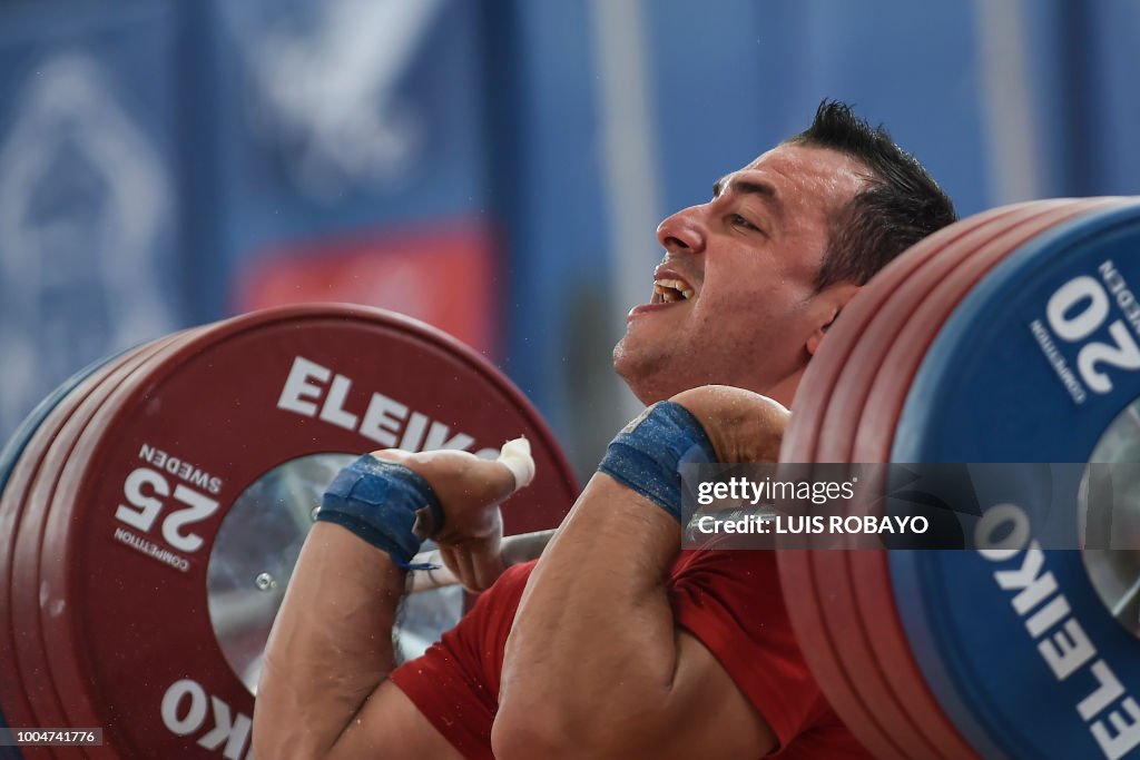 GAMES-CAC-2018-WEIGHTLIFTING
