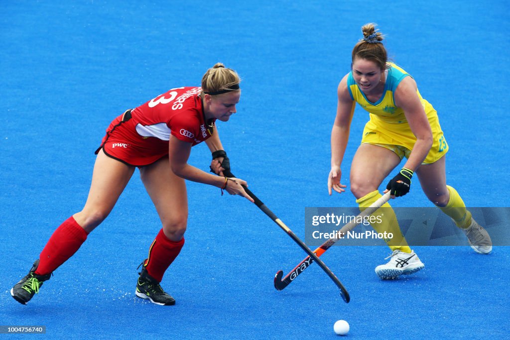 Australia v Belgium - Pool D - FIH Hockey Women's World Cup 2018