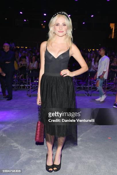 Pixie Lott attends the Tezenis show on July 24, 2018 in Verona, Italy.