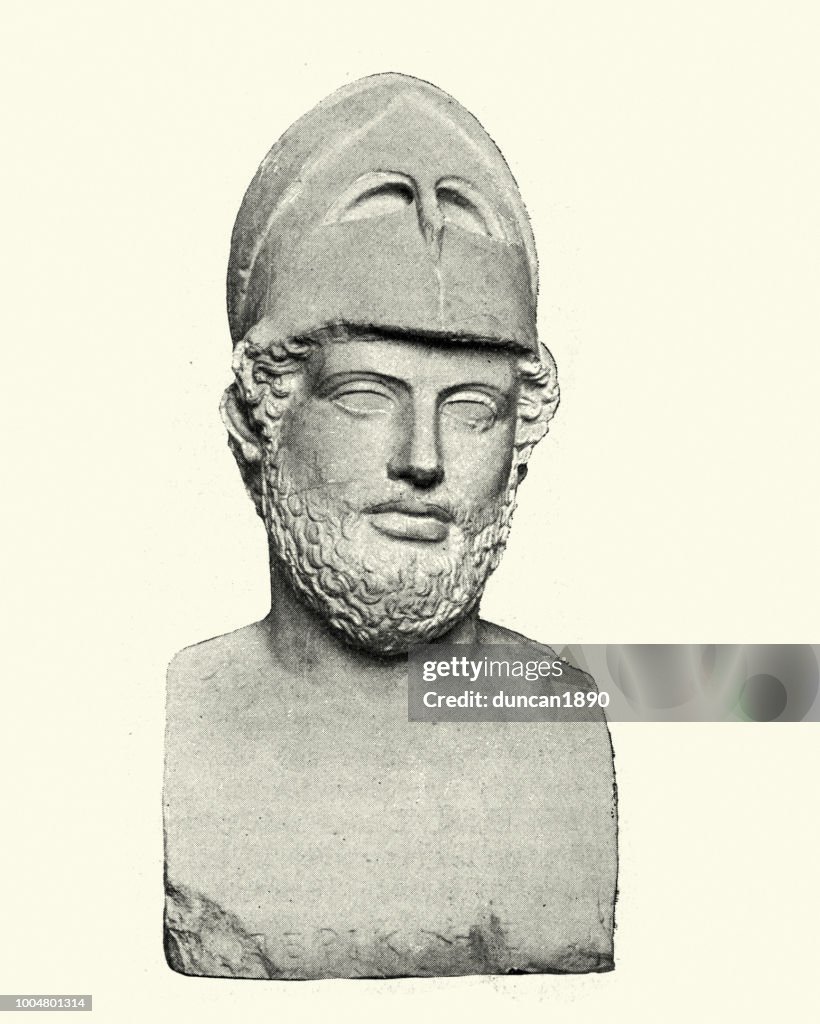 Bust of Pericles, Ancient Greek statesman