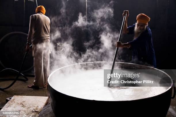 Gurdayal Singh, the head cook at the Golden Temple in Amritsar's "Langar", the kitchen, has worked here for over 35 years, beginning as an apprentice...