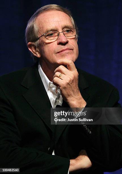 EcoMotors CEO Don Runkle looks on during the Khosla Ventures Cleantech Discussion May 24, 2010 in Sausalito, California. Khosla Ventures founder...