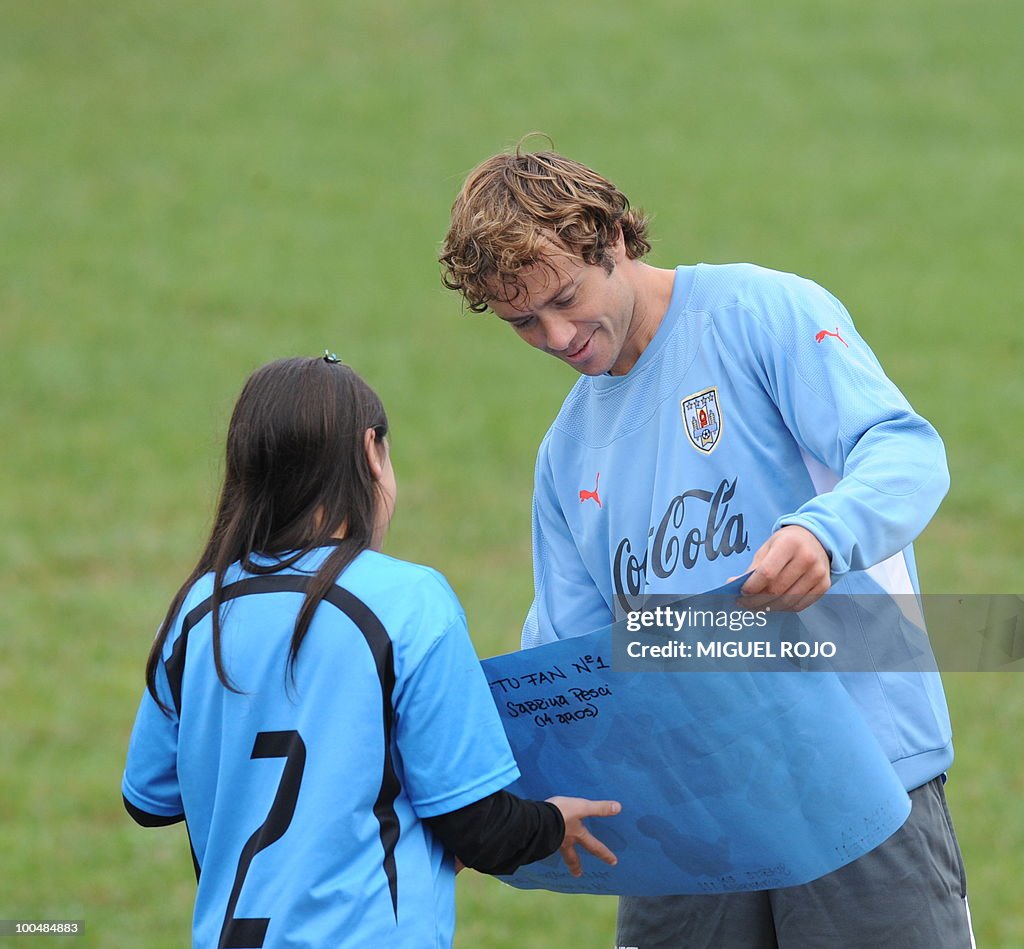 Uruguayan footballer Diego Lugano after