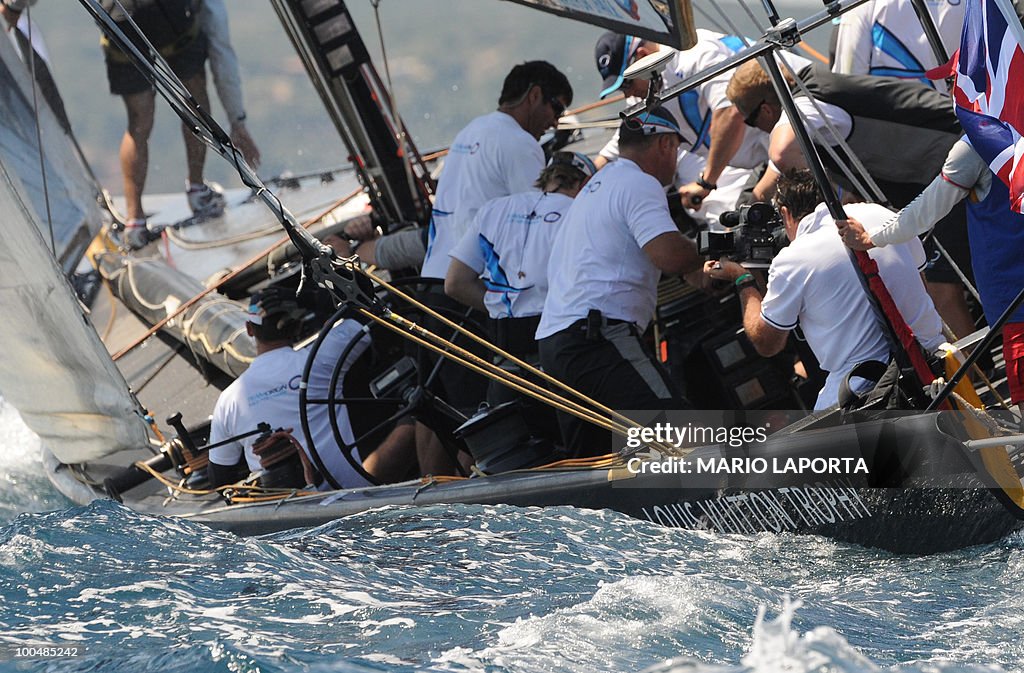 British  team Teamorigine sail against K