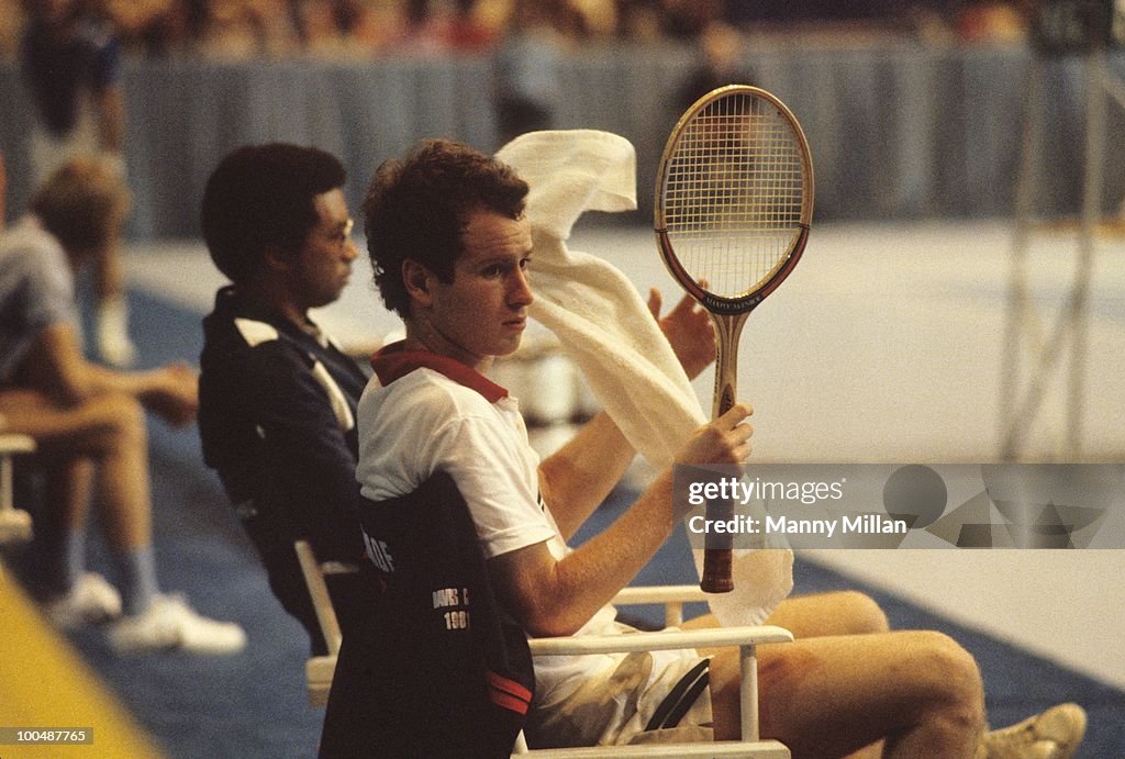 USA John McEnroe and Arthur Ashe, 1981 Davis Cup Championship