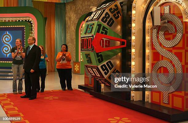 Host Drew Carey attends "The Price Is Right" Daytime Emmys-themed episode taping at CBS Studios on May 24, 2010 in Los Angeles, California.