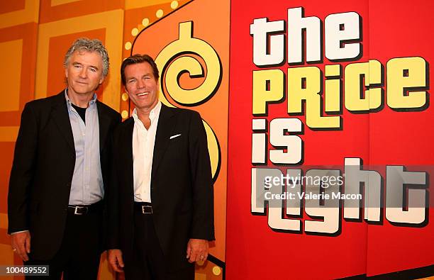 Actors Patrick Duffy and Peter Bergman attends "The Price Is Right" Daytime Emmys-themed episode taping at CBS Studios on May 24, 2010 in Los...