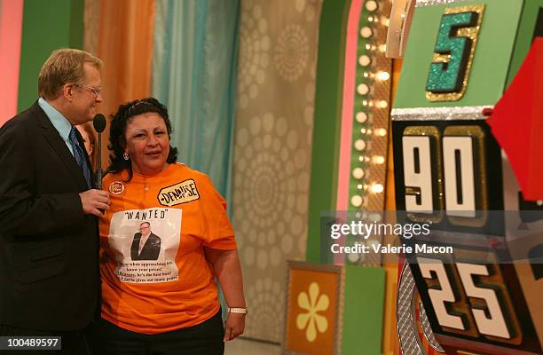 Host Drew Carey attends "The Price Is Right" Daytime Emmys-themed episode taping at CBS Studios on May 24, 2010 in Los Angeles, California.