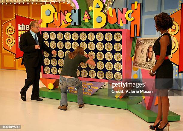 Host Drew Carey attends "The Price Is Right" Daytime Emmys-themed episode taping at CBS Studios on May 24, 2010 in Los Angeles, California.