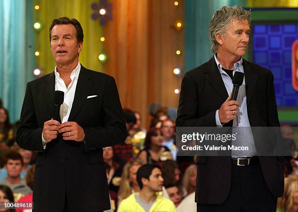 Actors Peter Bergman and Patrick Duffy attends "The Price Is Right" Daytime Emmys-themed episode taping at CBS Studios on May 24, 2010 in Los...