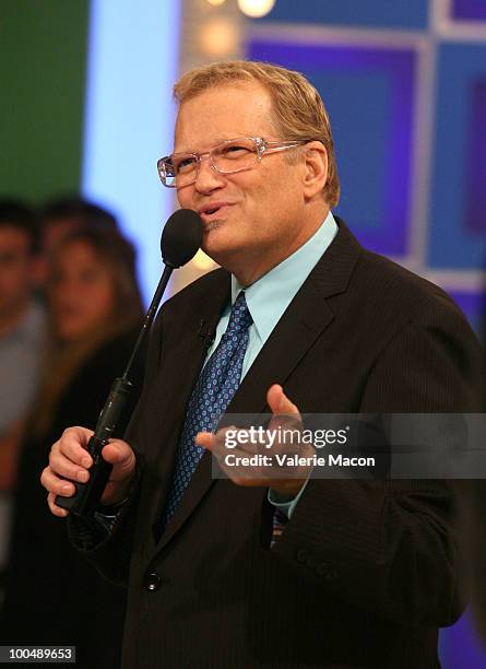 Host Drew Carey attends "The Price Is Right" Daytime Emmys-themed episode taping at CBS Studios on May 24, 2010 in Los Angeles, California.