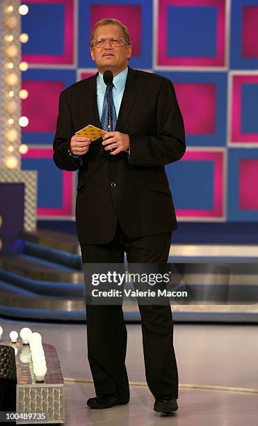 Host Drew Carey attends "The Price Is Right" Daytime Emmys-themed episode taping at CBS Studios on May 24, 2010 in Los Angeles, California.