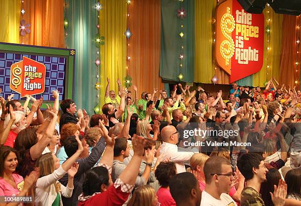 The Price Is Right" Daytime Emmys-themed episode is taped at CBS Studios on May 24, 2010 in Los Angeles, California.