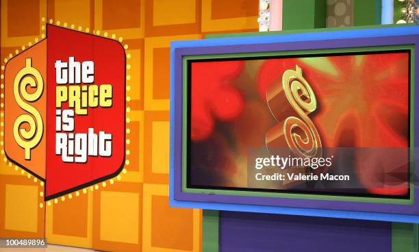 The Price Is Right" Daytime Emmys-themed episode is taped at CBS Studios on May 24, 2010 in Los Angeles, California.