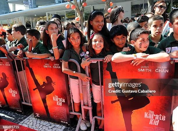 General view of the special screening of Columbia Pictures' The Karate Kid at Regal South Beach on May 24, 2010 in Miami, Florida.