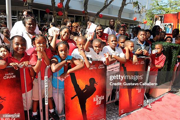 General view of the special screening of Columbia Pictures' The Karate Kid at Regal South Beach on May 24, 2010 in Miami, Florida.