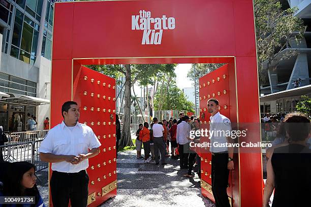 General view of the special screening of Columbia Pictures' The Karate Kid at Regal South Beach on May 24, 2010 in Miami, Florida.