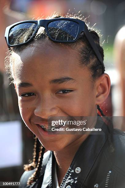 Actor Jaden Smith attends a special screening of Columbia Pictures' The Karate Kid at Regal South Beach on May 24, 2010 in Miami, Florida.