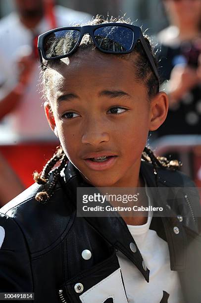 Actor Jaden Smith attends a special screening of Columbia Pictures' The Karate Kid at Regal South Beach on May 24, 2010 in Miami, Florida.