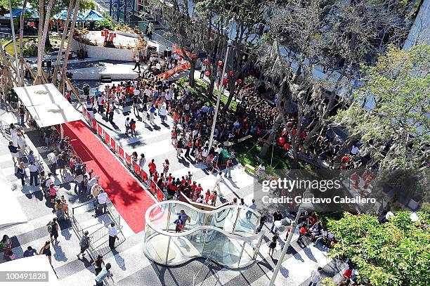 General view of the special screening of Columbia Pictures' The Karate Kid at Regal South Beach on May 24, 2010 in Miami, Florida.