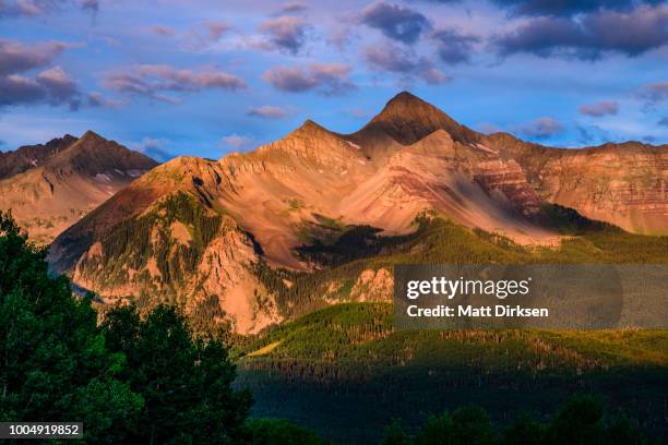 wilson piek - san juan mountains stockfoto's en -beelden