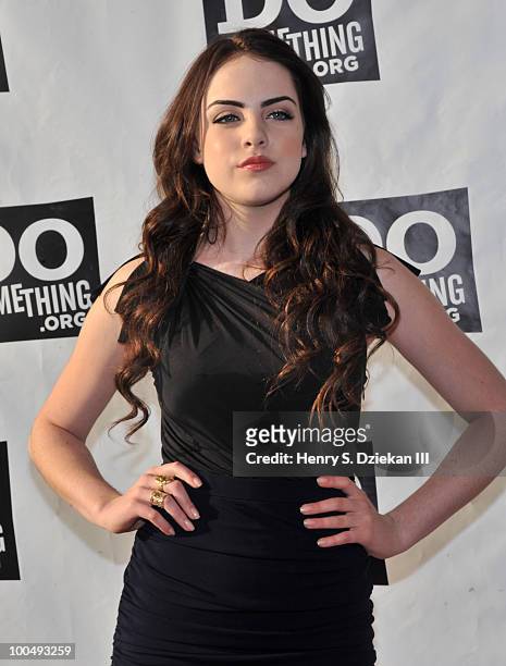 Actress Elizabeth Gillies attends DoSomething.org's celebration of the 2010 Do Something Award nominees at The Apollo Theater on May 24, 2010 in New...