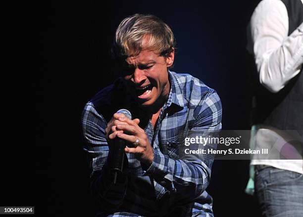 Brian Littrell of The Backstreet Boys attends DoSomething.org's celebration of the 2010 Do Something Award nominees at The Apollo Theater on May 24,...