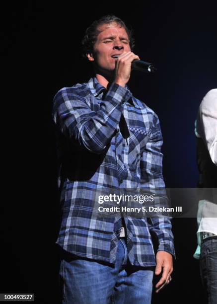 Brian Littrell of The Backstreet Boys attends DoSomething.org's celebration of the 2010 Do Something Award nominees at The Apollo Theater on May 24,...