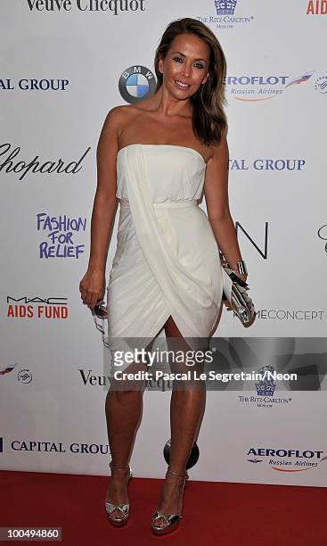 Zhanna Friske arrives at the NEON Charity Gala in aid of the IRIS Foundation at the Capital City on May 24, 2010 in Moscow, Russia.