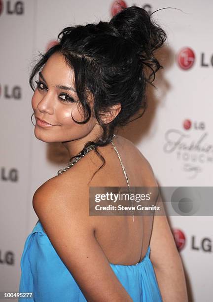 Vanessa Hudgens attends A Night Of Fashion & Technology With LG Mobile Phones Hosted By Victoria Beckham & Eva Longoria at Soho House on May 24, 2010...