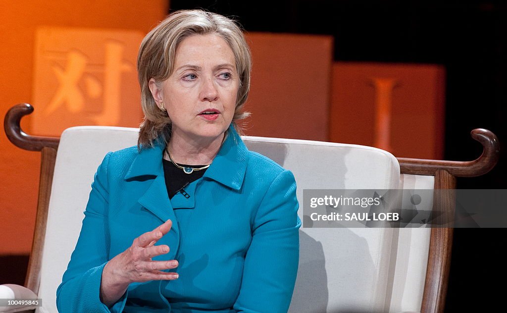 US Secretary of State Hillary Clinton an