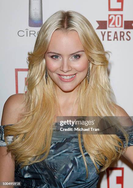 Helena Mattsson arrives to E! 20th Birthday Celebration held at The London Hotel on May 24, 2010 in West Hollywood, California.