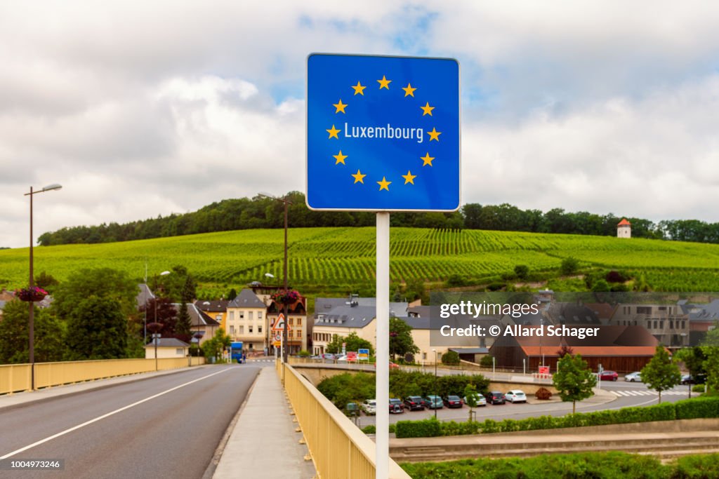 Entrance Sign To Luxembourg High-Res Stock Photo - Getty Images