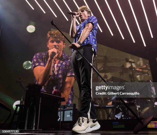 Singer-songwriter Charlie Puth performs during the 2018 Honda Civic Tour presents Charlie Puth Voicenotes with special guest Hailee Steinfeld at BB&T...