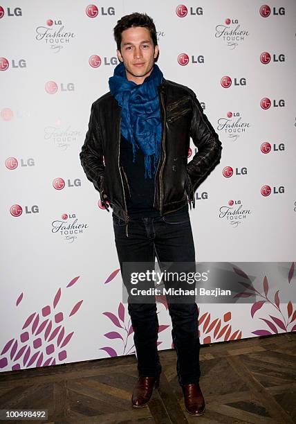 Actor Bobby Campo posing at Soho House on May 24, 2010 in West Hollywood, California.