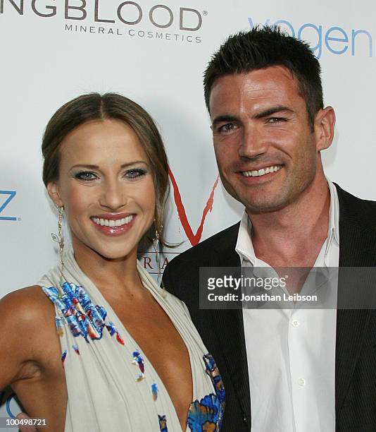 Edyta Sliwinska and Aiden Turner attend the Birthday Celebration For Edyta Sliwinska From "Dancing With The Stars" at XIV on May 24, 2010 in West...
