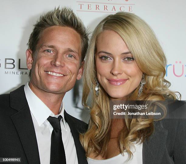 Damien Whitewood and Peta Murgatroyd attend the Birthday Celebration For Edyta Sliwinska From "Dancing With The Stars" at XIV on May 24, 2010 in West...