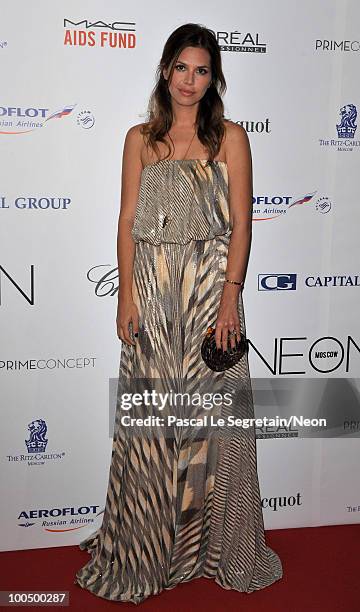 Dasha Zhukova arrives at the NEON Charity Gala in aid of the IRIS Foundation at the Capital City on May 24, 2010 in Moscow, Russia.