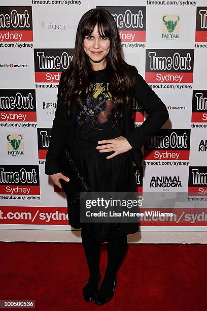 Actress Saskia Burmeister arrives at the premiere of "Animal Kingdom" on May 25, 2010 in Sydney, Australia.