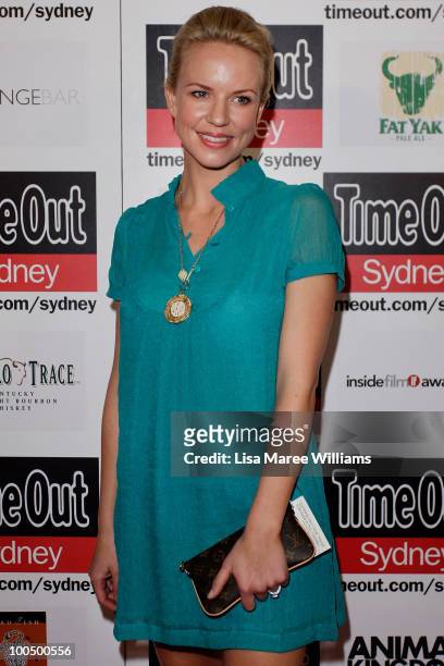 Actress Jessica Napier arrives at the premiere of "Animal Kingdom" on May 25, 2010 in Sydney, Australia.