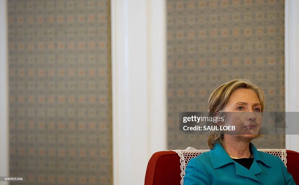 US Secretary of State Hillary Clinton at
