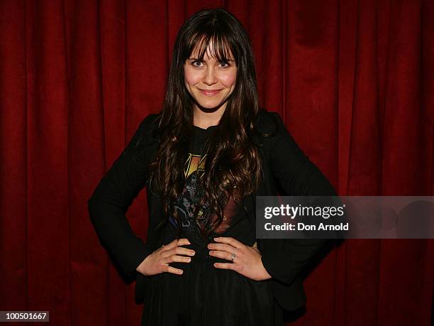 Saskia Burmeister attends the after party for the Time Out Sydney & Inside Film premier of Animal Kingdom at the Fringe Bar Paddington on May 25,...